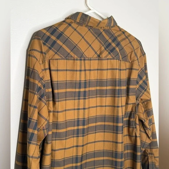 Alaskan Hardgear Duluth Untucked Long Sleeve Men's Large Brown Plaid  Work Shirt - Picture 7 of 9